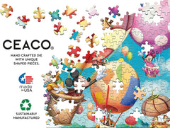 Ceaco Disney Mickey's Air Balloon gift idea for puzzle lovers and beginners.