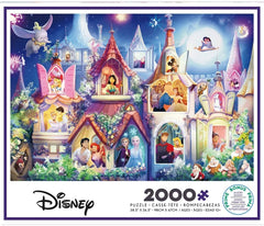 Ceaco 2000-piece interlocking puzzle pieces ensure secure, satisfying assembly.