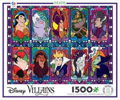 Ceaco Disney Villains 2 completed puzzle reveals a sizable poster-sized scene