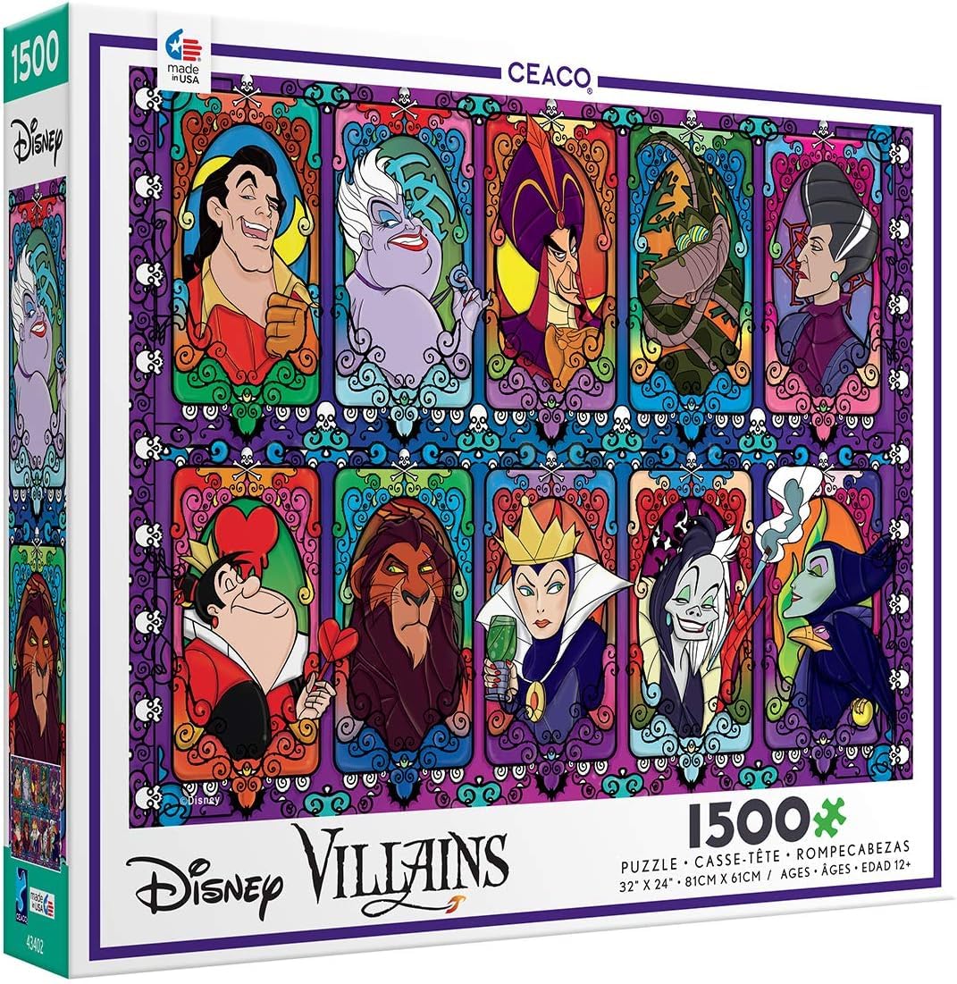 Ceaco Disney Villains 2 made in USA emphasizes quality craftsmanship