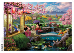 Ceaco Donald Duck chopsticks scene enhances engagement and family-friendly puzzling moments