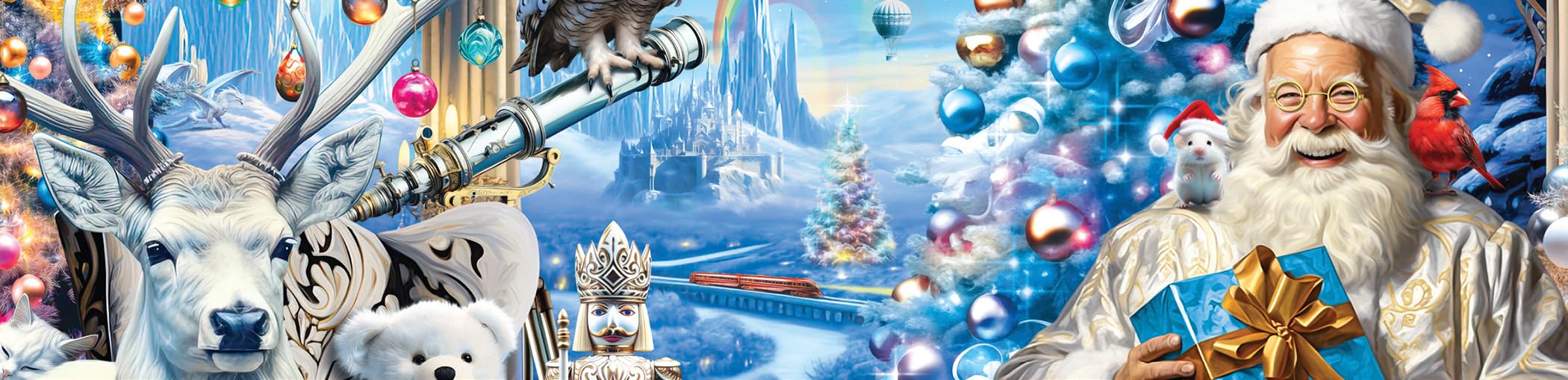 Ceaco Glitter Magical Christmas Time ideal for family nights and festive fun