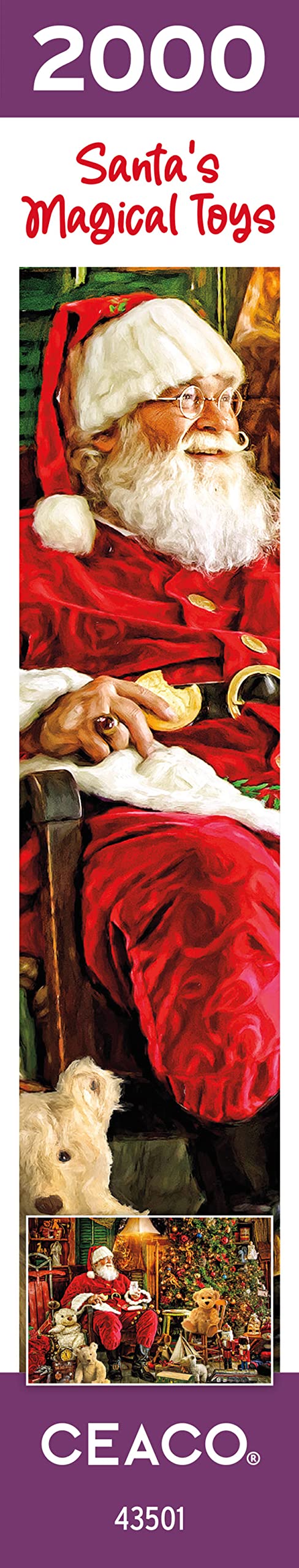 Ceaco Holiday Santa Puzzle Poster Inside helps starting guidance.