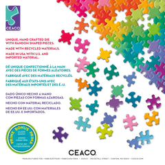 Ceaco made in the USA quality puzzle board ensures sturdy interlocking pieces