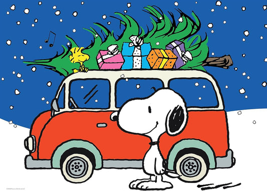 Ceaco Peanuts Peace and Presents holiday-family-time puzzle—enhances quiet time with friends and kids.