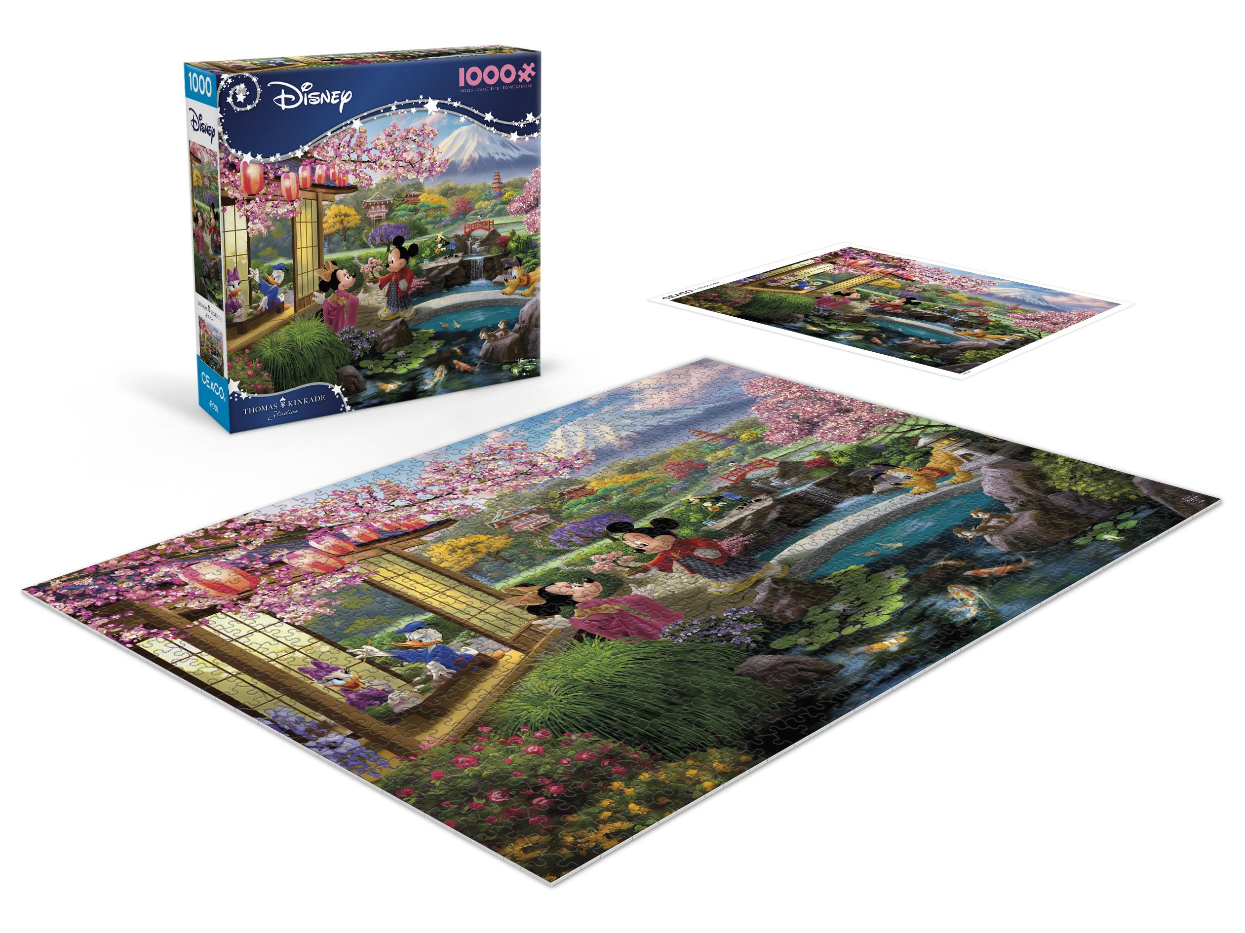Ceaco Pluto koi pond detail adds playful charm to the puzzle night