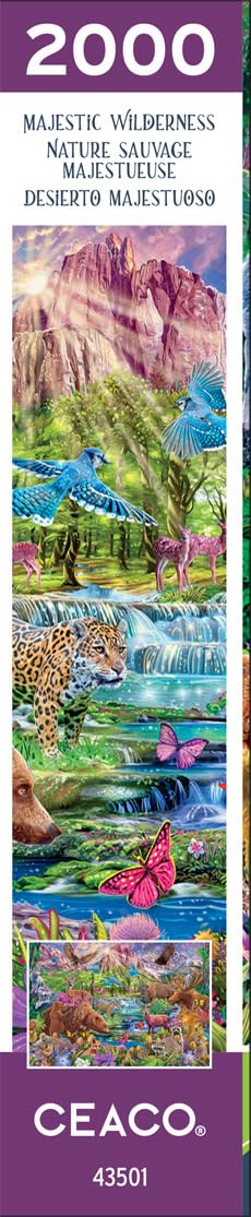 Ceaco Majestic Wilderness puzzle night encourages cozy family bonding