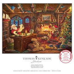Ceaco Thomas Kinkade puzzle with unique die-cut pieces for a playful challenge