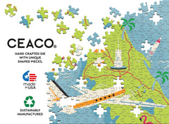 Ceaco Walt's Plane Made in USA label signals domestic production and craftsmanship