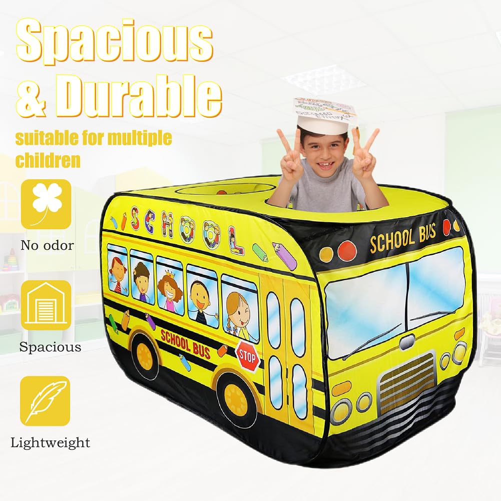 Cecailin play tent supports two to three kids for group pretend play.