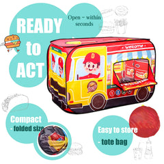 Cecailin pop up tent for kids lemonade stand, easy to set up.