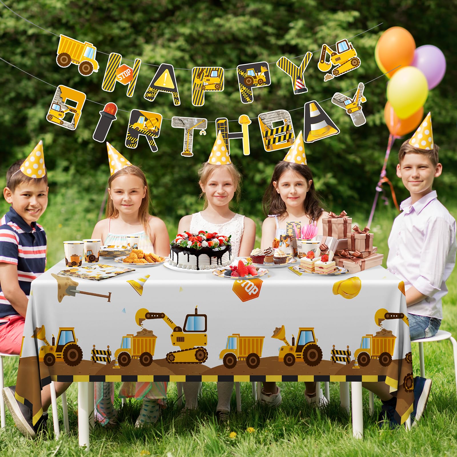Cecnamt construction plastic cutlery set for easy party dining