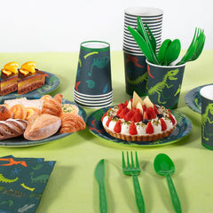 Cecnamt dinosaur napkins absorb spills and complete the table setting