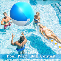 Ceenna beach ball adds color to Hawaiian-themed parties.