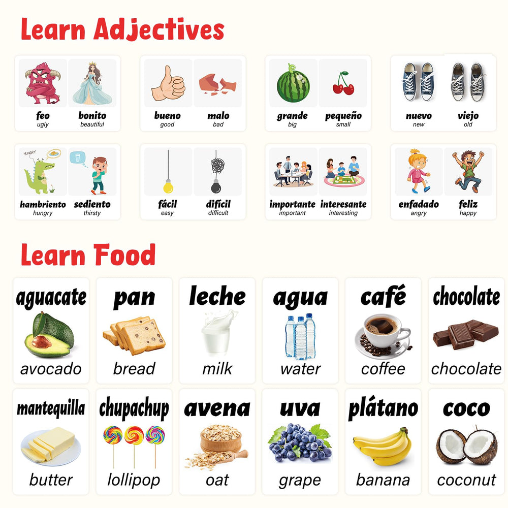 Ceiba Tree Spanish flash cards ideal for classrooms and homeschooling