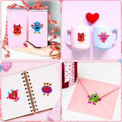 Ceiba Tree goody bags decorated with monster stickers for events
