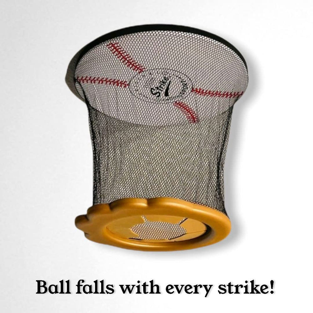 Ceiling Strike two mini plush baseballs included.