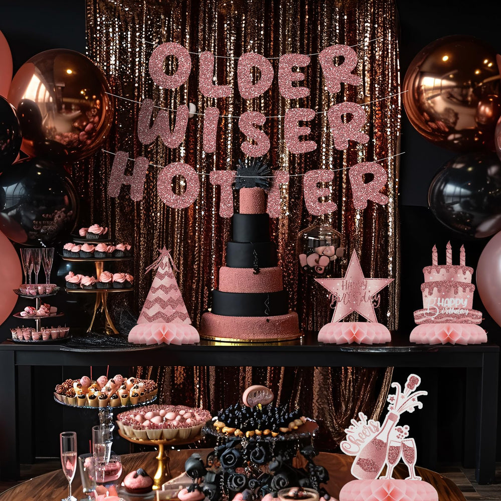 Celee stars and cake motifs inspire cheerful party vibes for milestones.