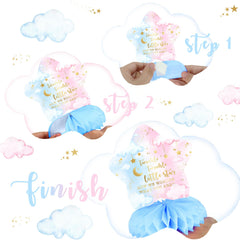Celee Twinkle Twinkle quote sign centerpiece for adorable baby celebration quotes.