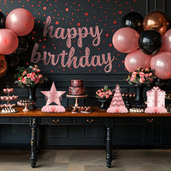 Celee women's birthday decor set delivers a polished look and cohesive color scheme.