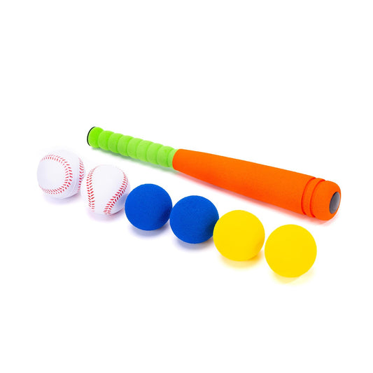 CeleMoon mini-foam-baseball-bat-orange for safe indoor and outdoor play.