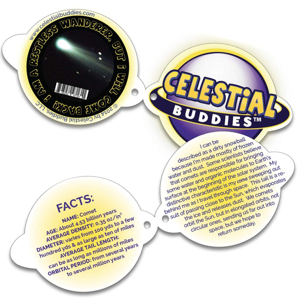 Celestial Buddies Comet Buddy machine washable for easy cleaning.