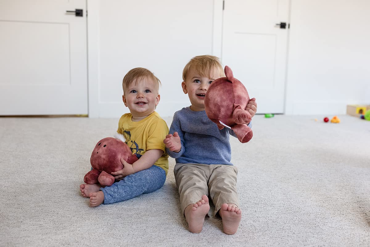 Celestial Buddies Mars Buddy embroidered features offer friendly, durable character for cuddles.