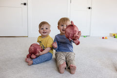 Celestial Buddies Mars Buddy embroidered features offer friendly, durable character for cuddles.