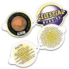 Celestial Buddies Mars Buddy safety-tested for ages 0 and up, reassuring parents.
