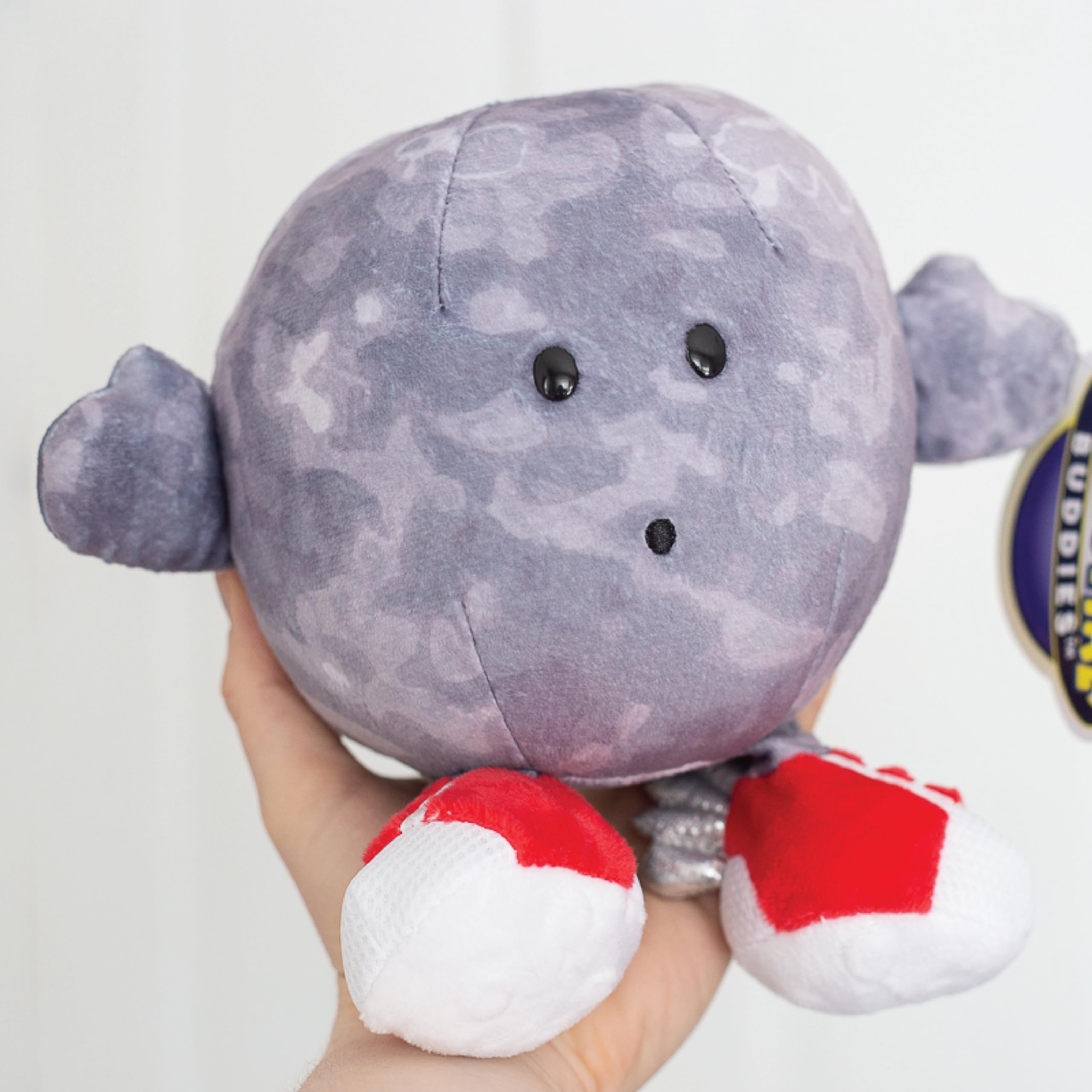 Safety-certified Celestial Buddies Mercury Buddy uses safe polyester materials.