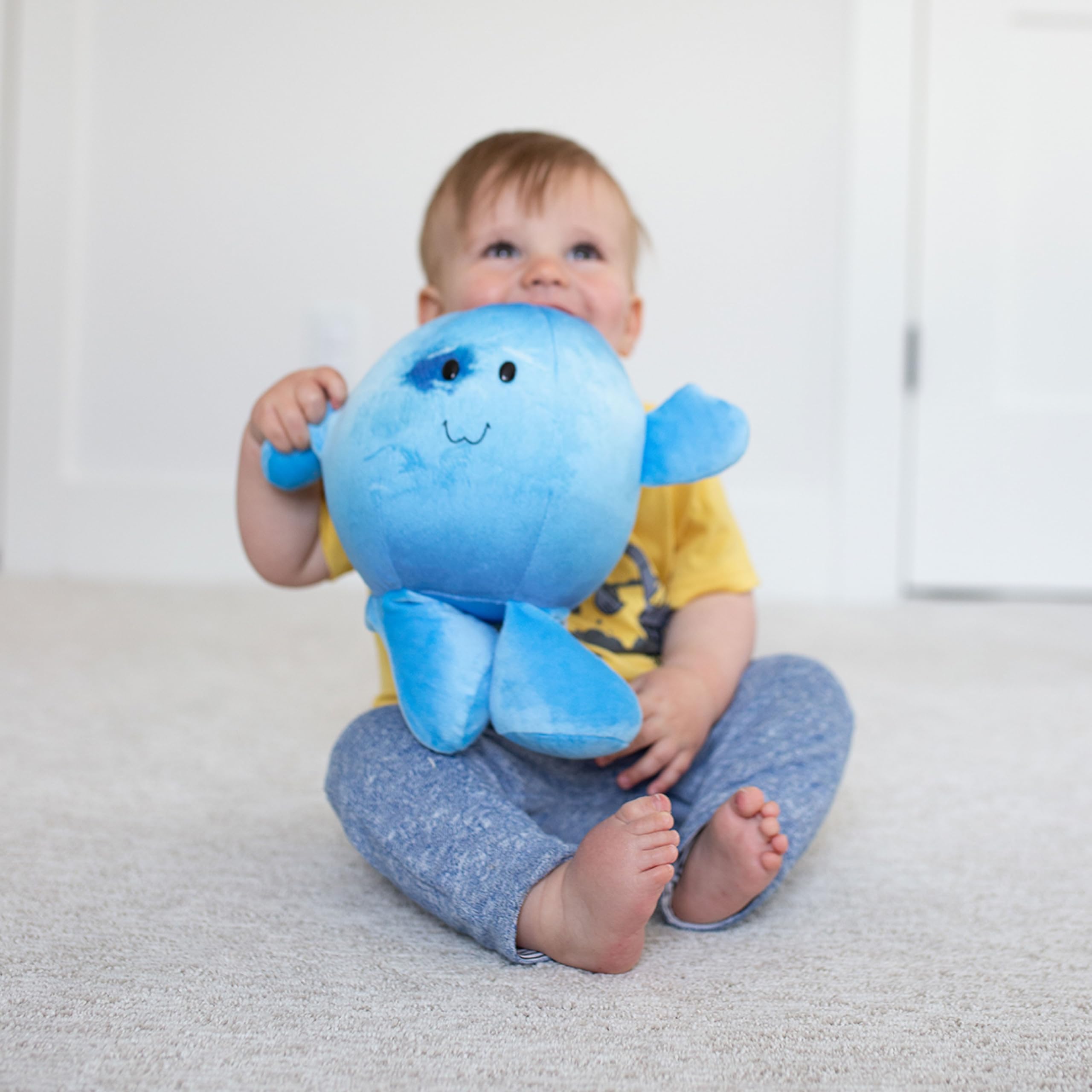 Celestial Buddies Neptune Buddy is washable for quick cleanup after play.