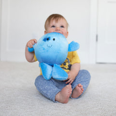 Celestial Buddies Neptune Buddy is washable for quick cleanup after play.