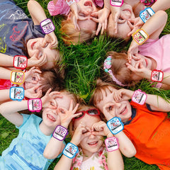 Celltestria Valentine bracelets as party favors for events
