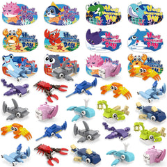 Celltestria Valentine ocean building blocks pack ideal for classroom exchanges.