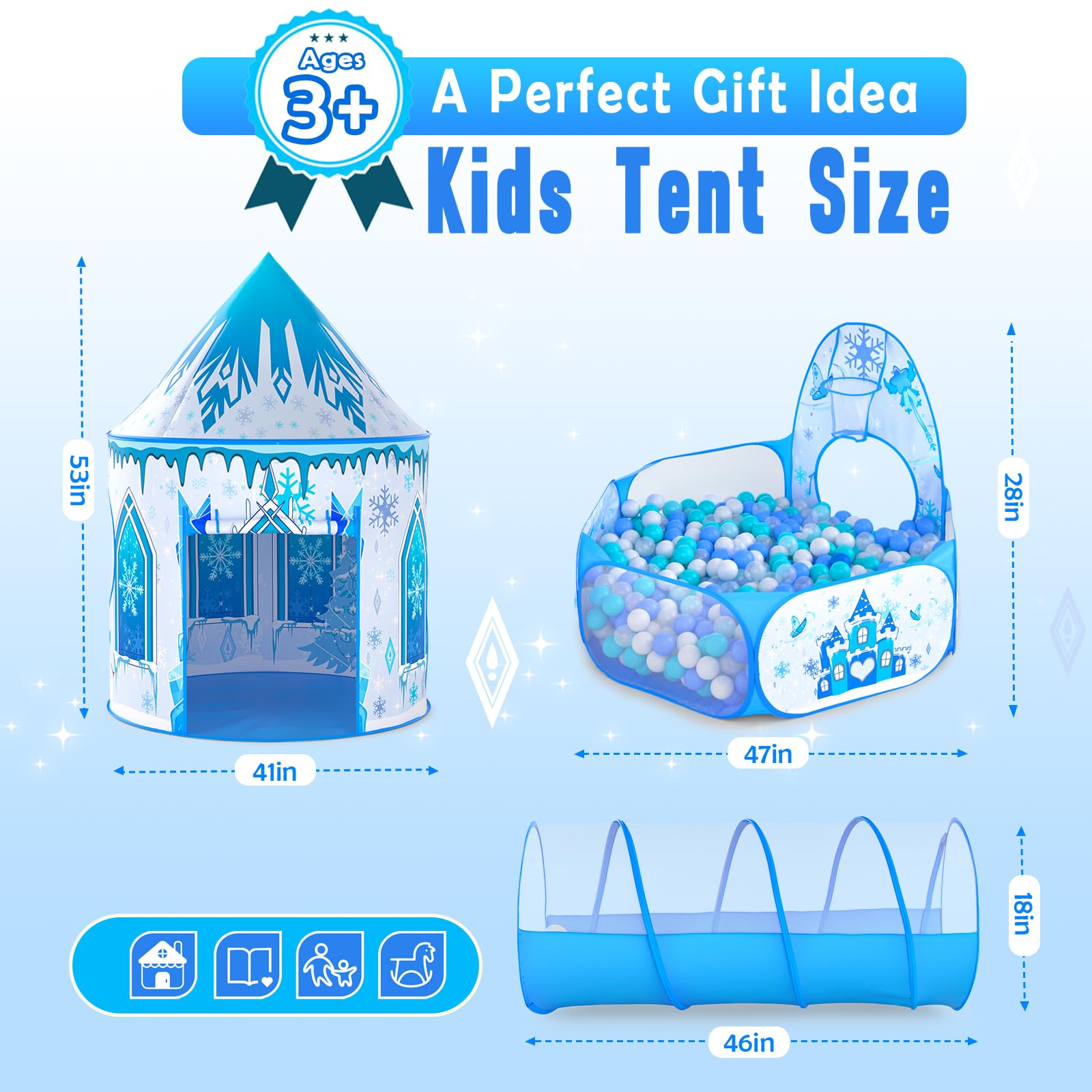 Celontry foldable tunnel stores quickly in a compact bag after playtime