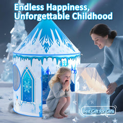 Celontry Girls Frozen Play Tent pop-up setup for quick, mess-free play sessions