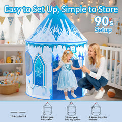Celontry Girls Frozen Play Tent portable design for easy storage and travel