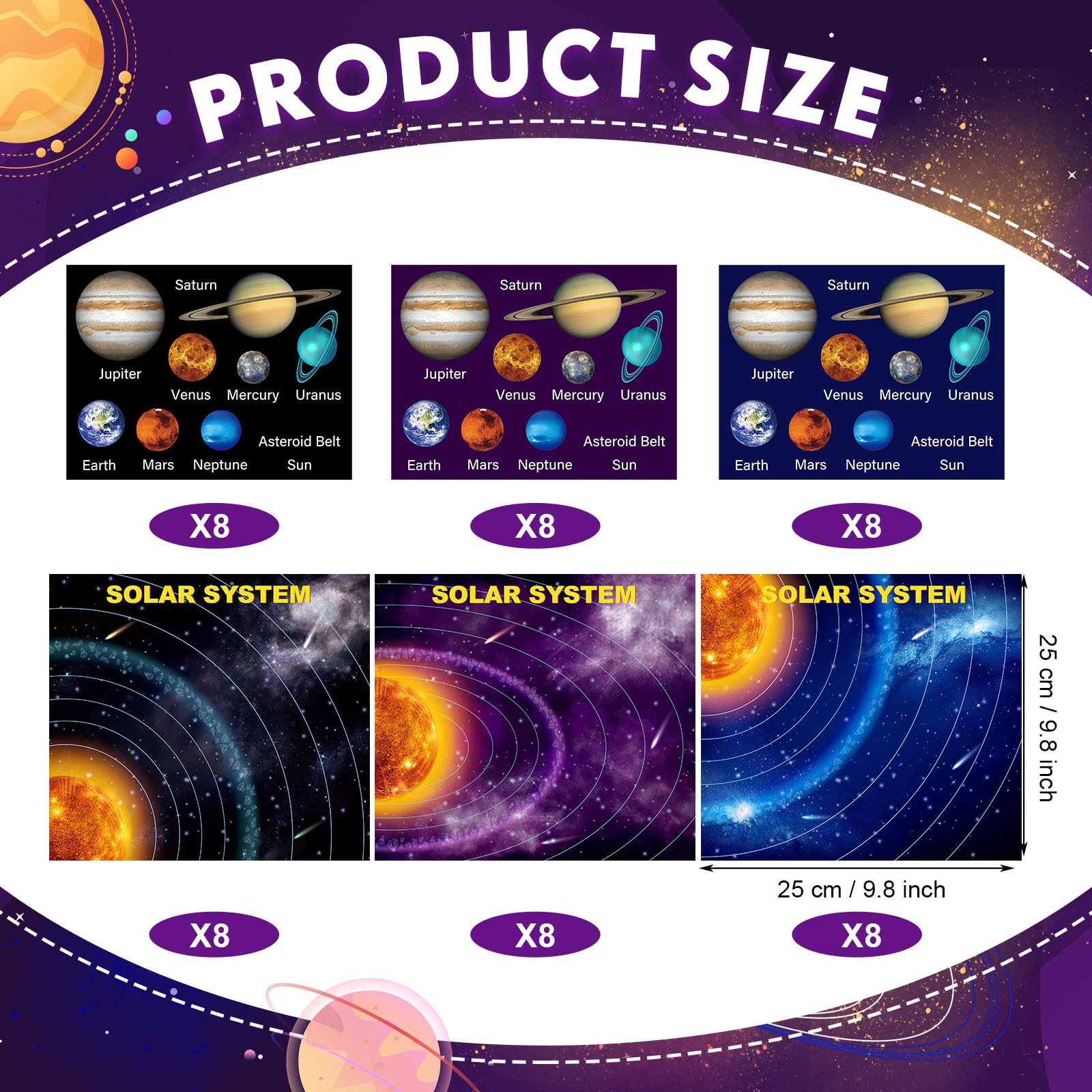 Censen background card space 28x25 cm for bold, reusable craft scenes