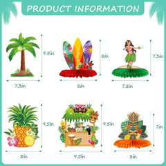 Censen pineapple honeycomb centerpiece adds tropical charm to tables