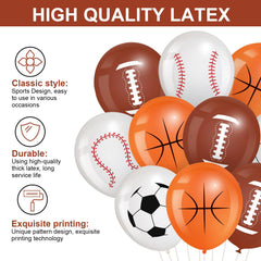 Censen baseball-print 12-inch balloon brightens party photos and arches