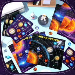 Censen sticker patterns space trio suitable for notebooks and bottles