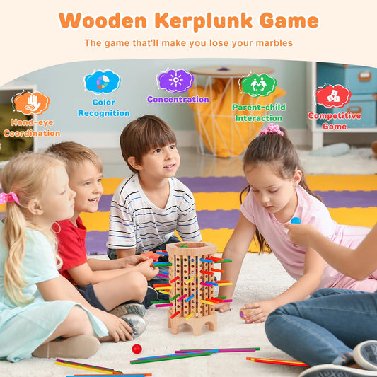 Centtechi 36 colorful counting sticks for sorting and counting.