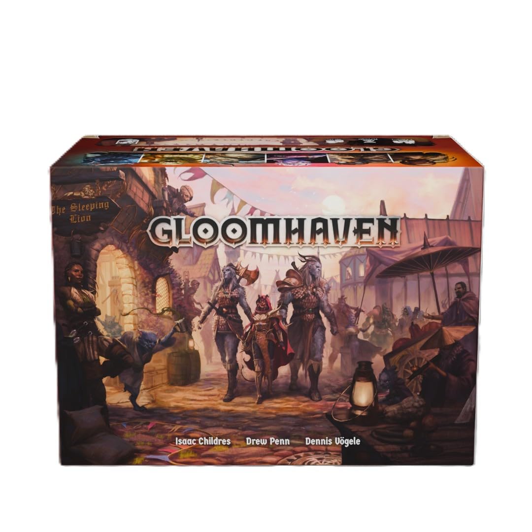 Cephalofair Games Gloomhaven 2nd Edition box front showcases iconic artwork for adventure planning.