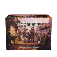 Cephalofair Games Gloomhaven 2nd Edition box front showcases iconic artwork for adventure planning.