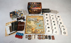 Cephalofair Games Gloomhaven 2nd Edition character cards in play highlight diverse abilities.