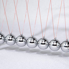 CERROPI Newtons Cradle stand and balls highlight durable construction for long-term use.