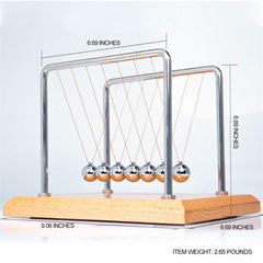 CERROPI Newton's Cradle teaching demo visualizes momentum and energy transfer.
