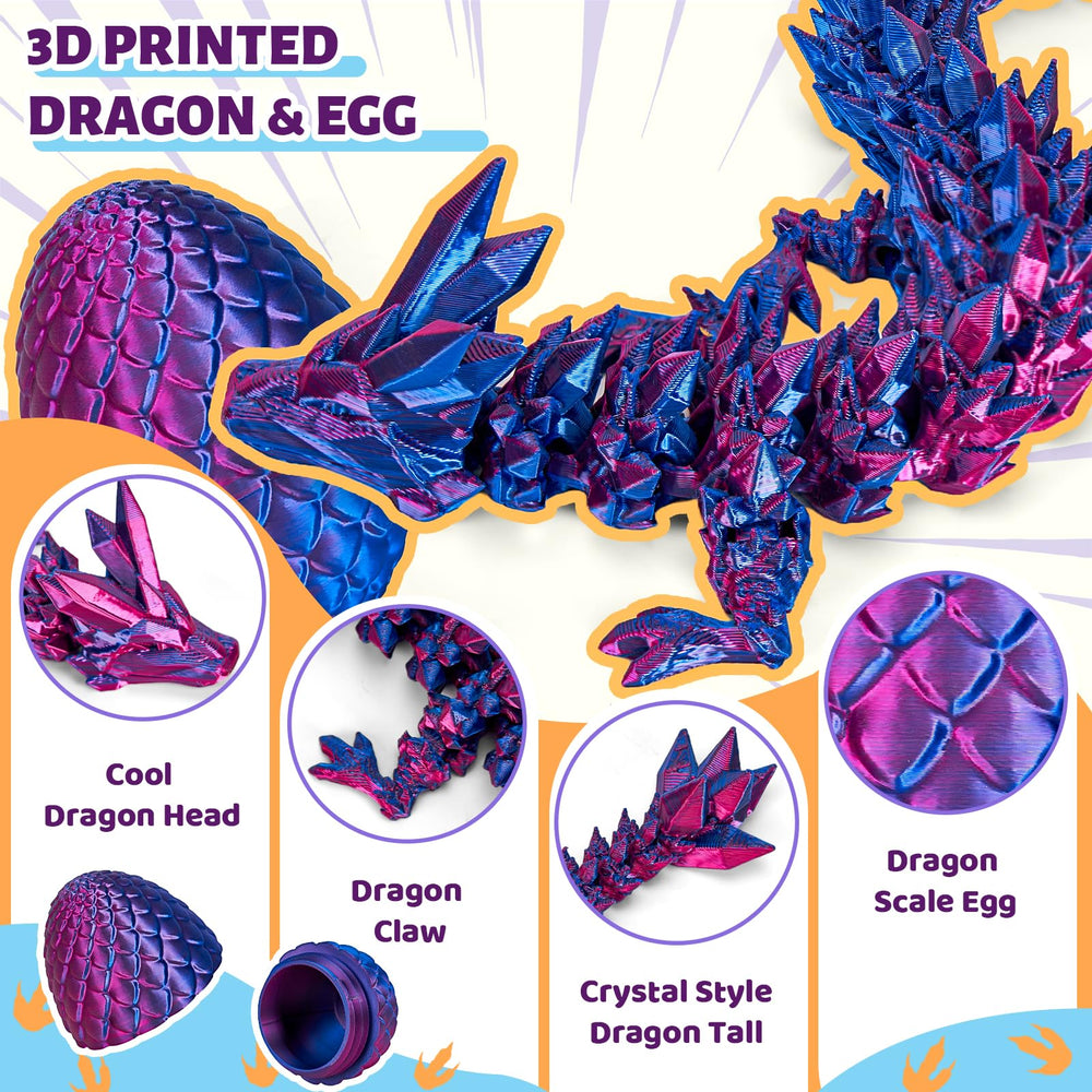cessfle articulated dragon poses for dynamic, kid-friendly play