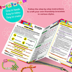 CEUCAL bracelet kit includes letter beads for personalized messages