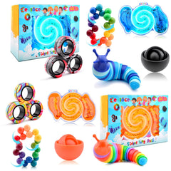 Cevioce 10pcs fidget toys pack showcasing variety for stress and focus